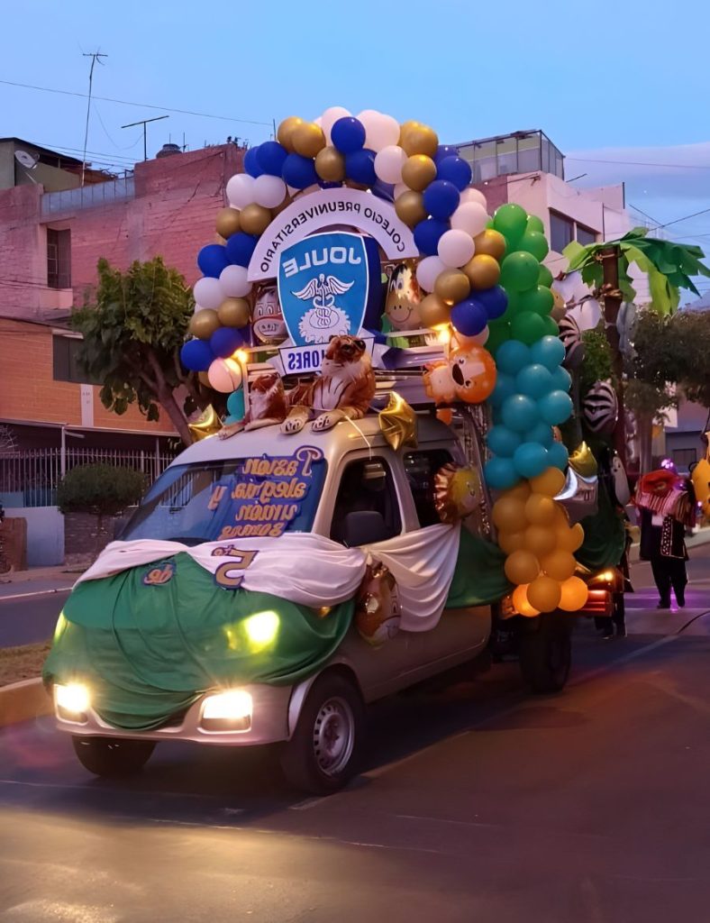 decoración con globos los carros